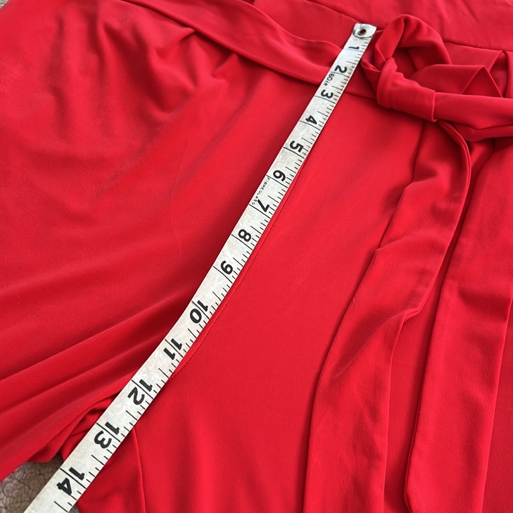 NY & Co stretch Red/orange  Women's Jumpsuit - Picture 13 of 14